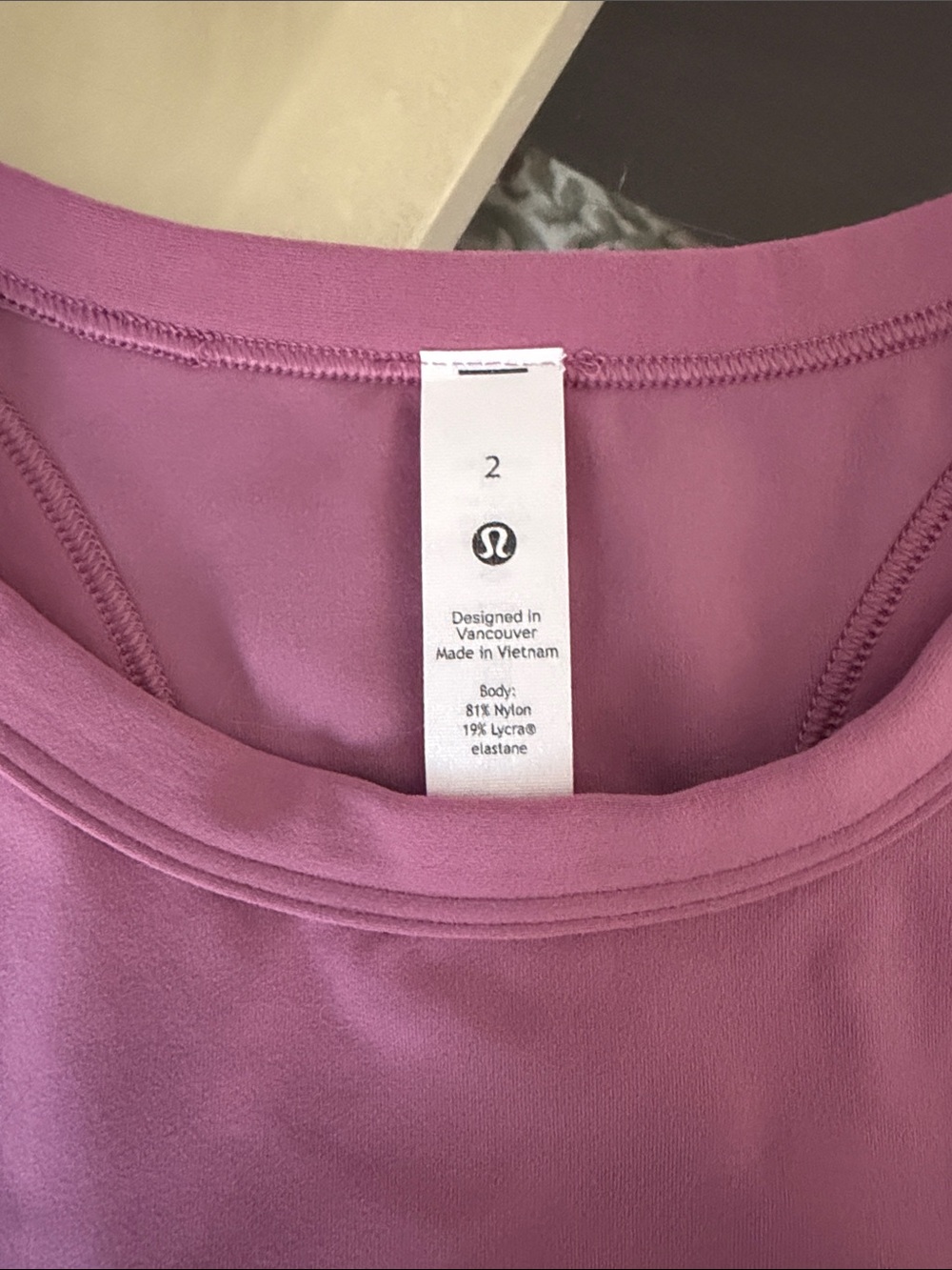 lululemon athletica Girls' Racerback Tank Top - Light Pink - Picture 2 of 4